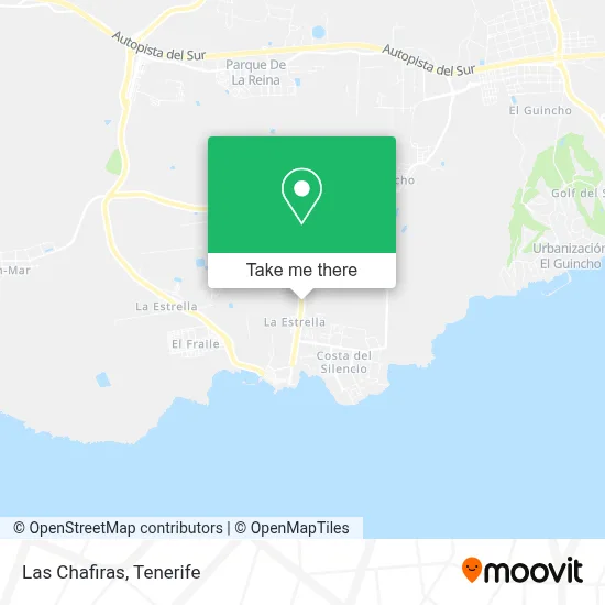 Las Chafiras map