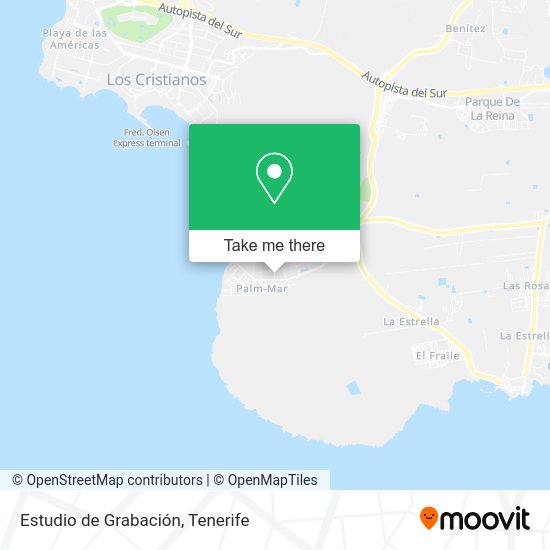 Estudio de Grabación map