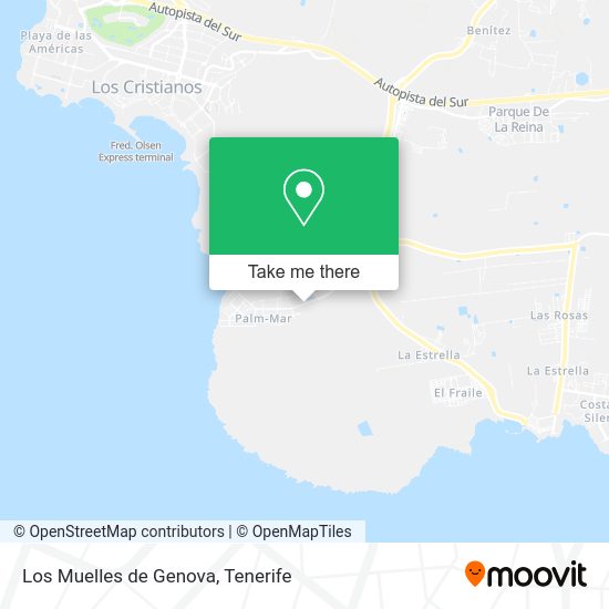 Los Muelles de Genova map