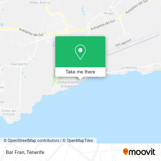 Bar Fran map