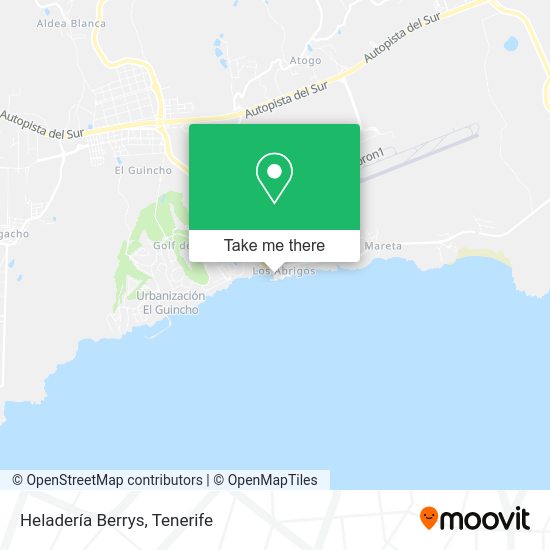 Heladería Berrys map