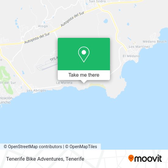 Tenerife Bike Adventures map
