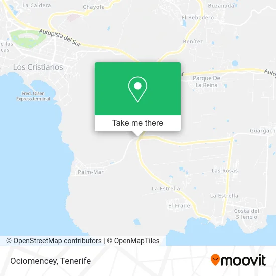 Ociomencey map