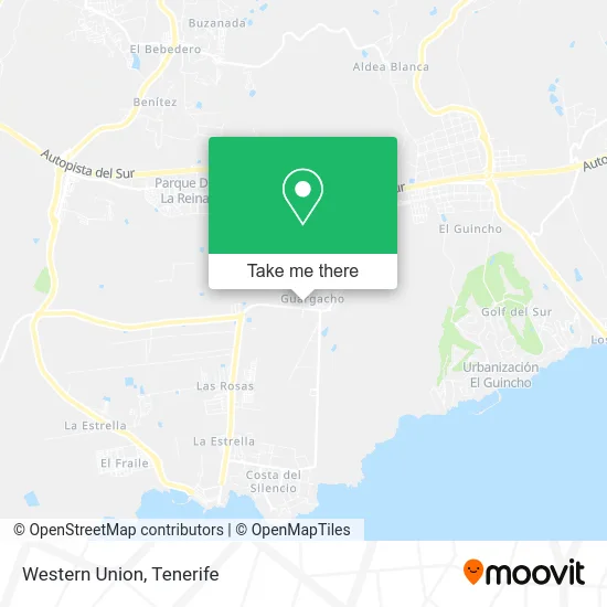 Western Union map