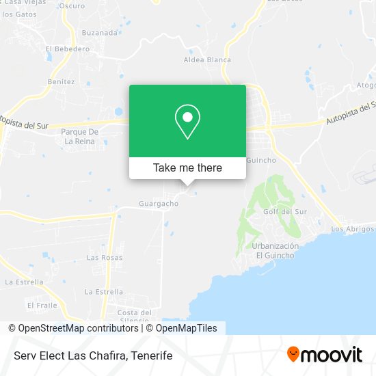 Serv Elect Las Chafira map
