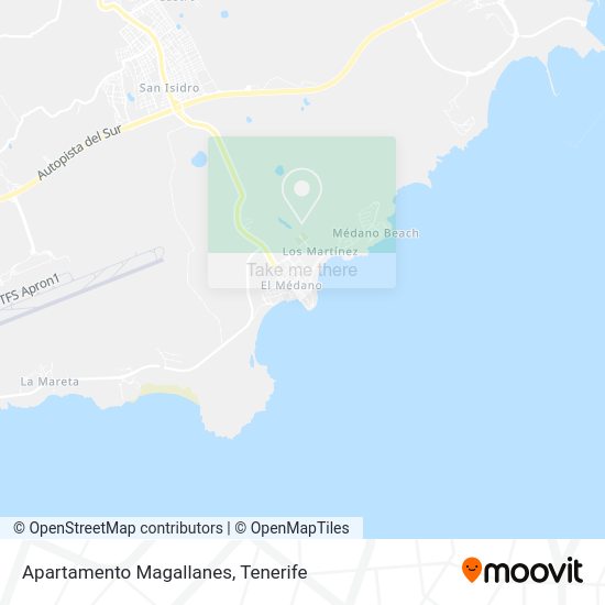 Apartamento Magallanes map