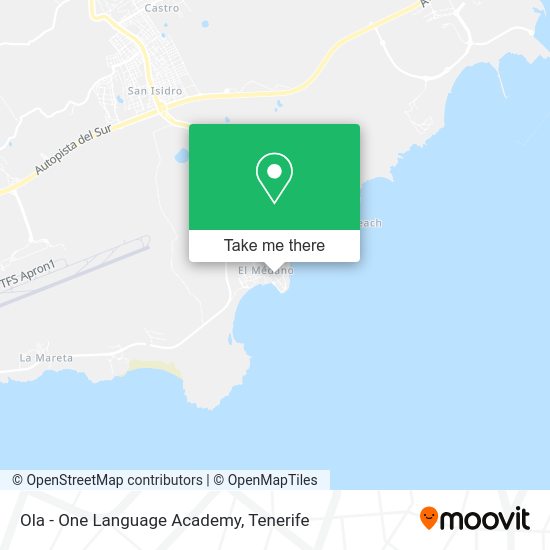 Ola - One Language Academy map