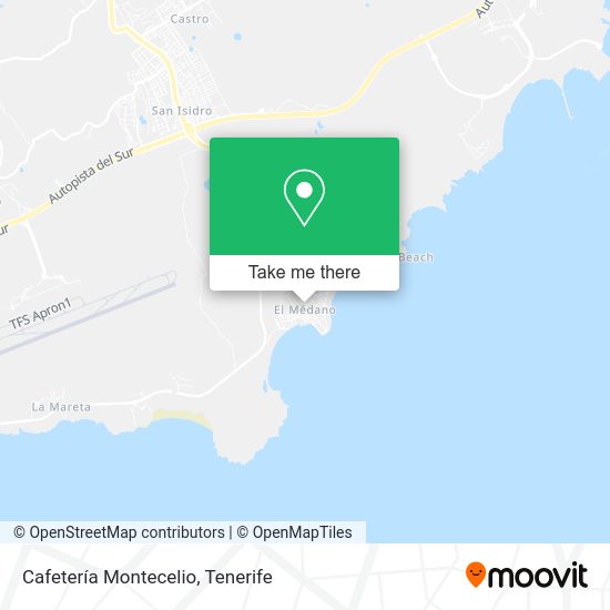 Cafetería Montecelio map