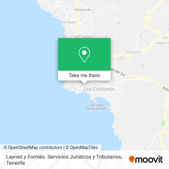 Laynez y Forniés. Servicios Jurídicos y Tributarios map