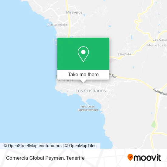 Comercia Global Paymen map