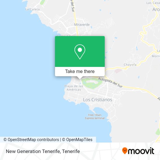 New Generation Tenerife map