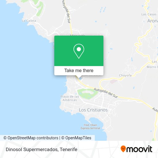 Dinosol Supermercados map