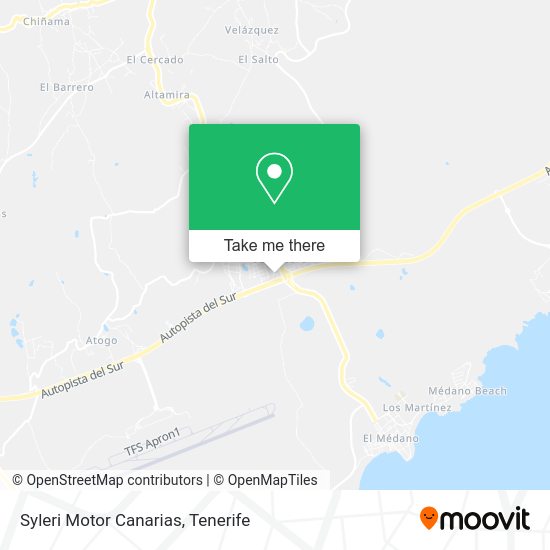 Syleri Motor Canarias map