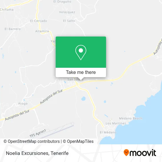 Noelia Excursiones map
