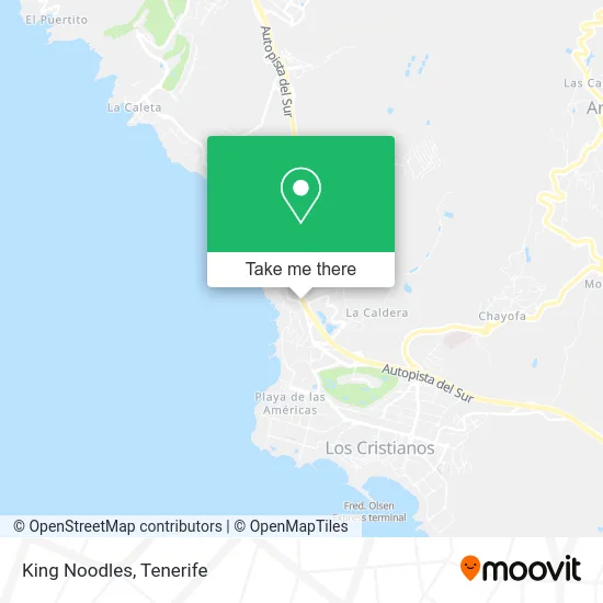 King Noodles map