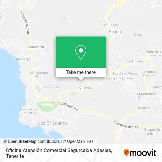 Oficina Atención Comercial Segurcaixa Adeslas map