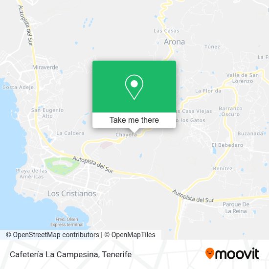 Cafetería La Campesina map