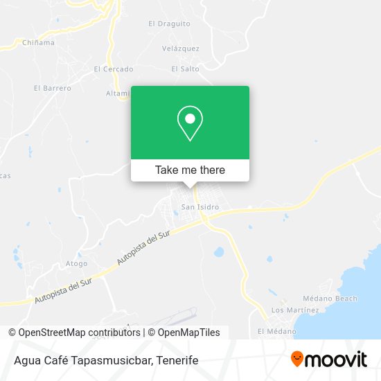Agua Café Tapasmusicbar map