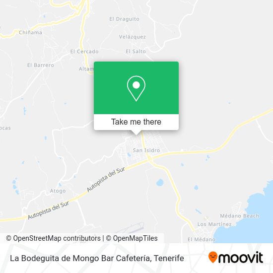 La Bodeguita de Mongo Bar Cafetería map