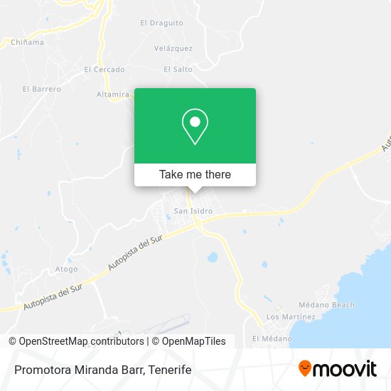 Promotora Miranda Barr map