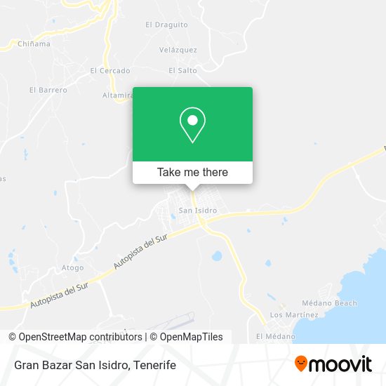 Gran Bazar San Isidro map