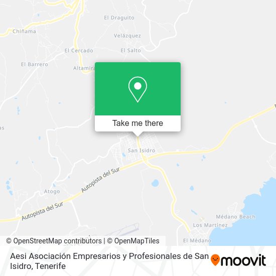 Aesi Asociación Empresarios y Profesionales de San Isidro map