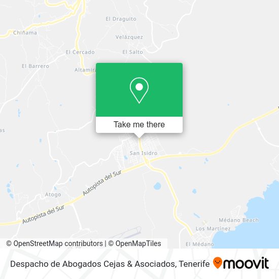 Despacho de Abogados Cejas & Asociados map