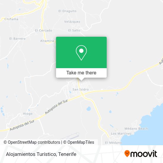 Alojamientos Turístico map