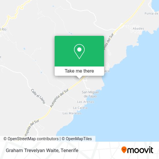 Graham Trevelyan Waite map