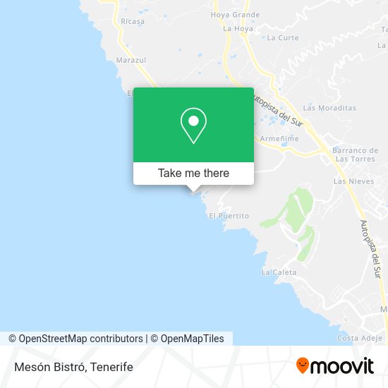 Mesón Bistró map