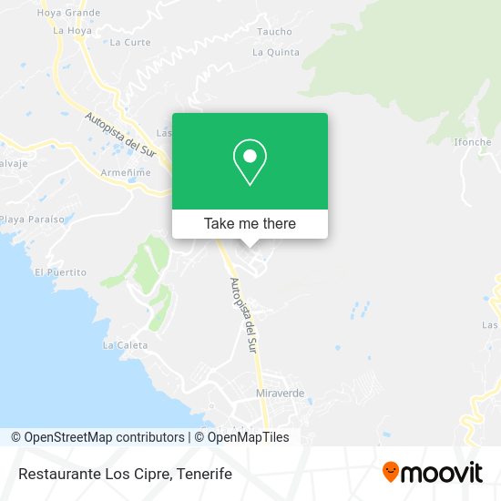Restaurante Los Cipre map