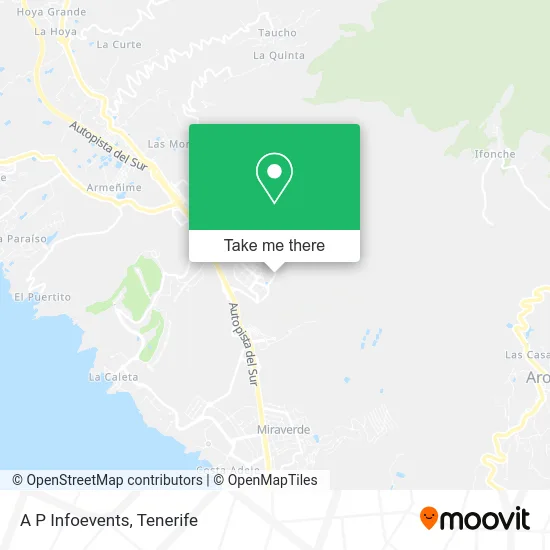 A P Infoevents map
