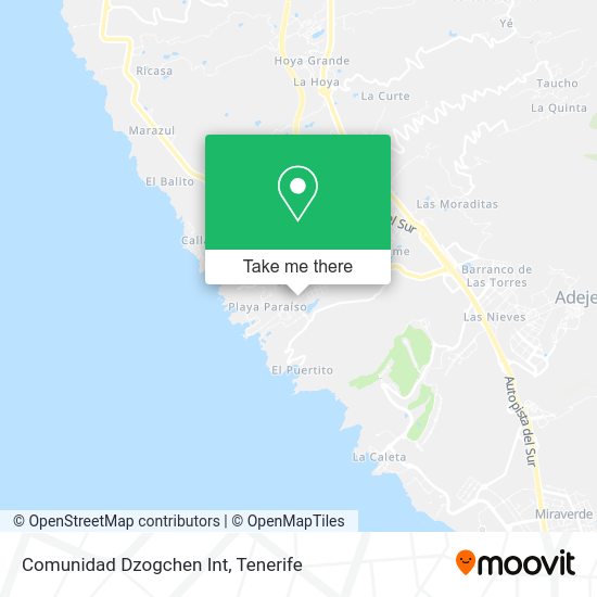 Comunidad Dzogchen Int map