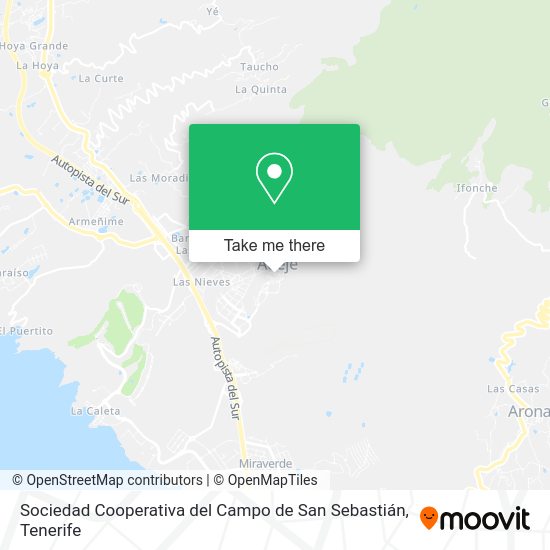 Sociedad Cooperativa del Campo de San Sebastián map