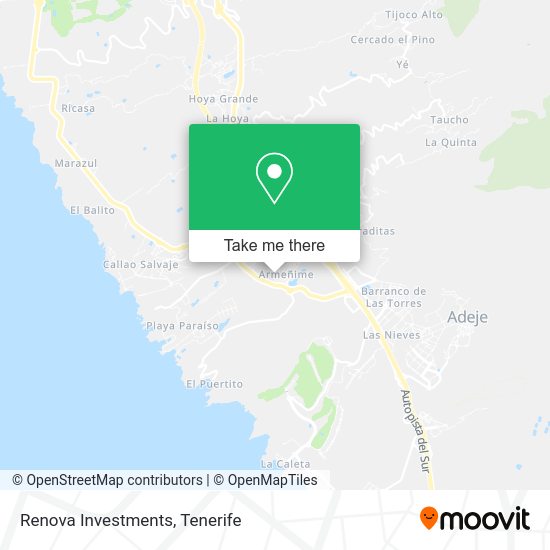 Renova Investments map