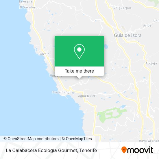 La Calabacera Ecología Gourmet map