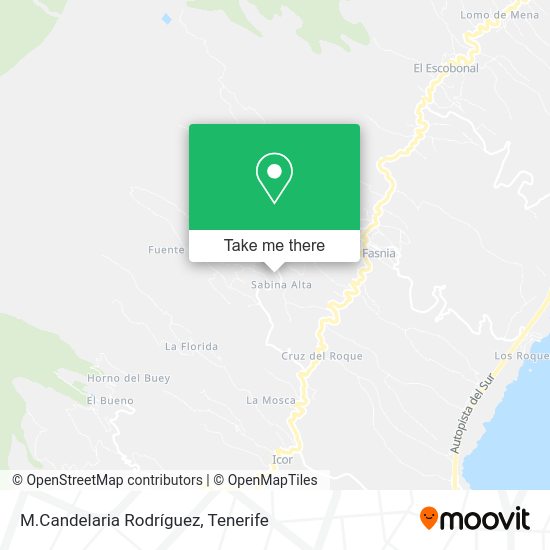 M.Candelaria Rodríguez map