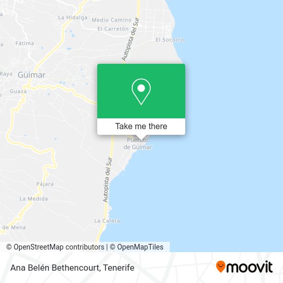 Ana Belén Bethencourt map