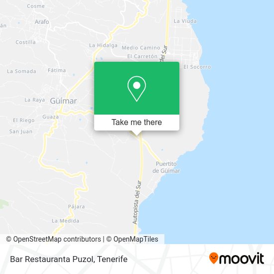 Bar Restauranta Puzol map