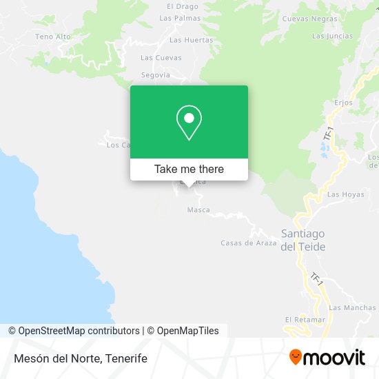 Mesón del Norte map