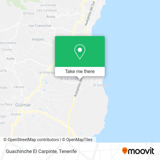 Guachinche El Carpinte map