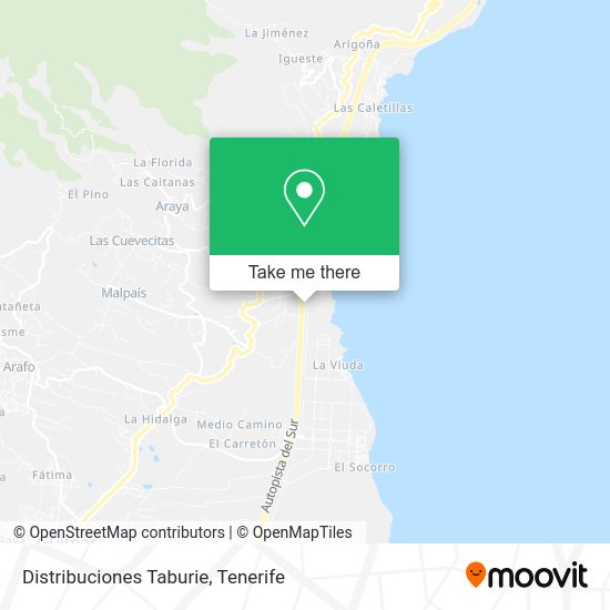 Distribuciones Taburie map