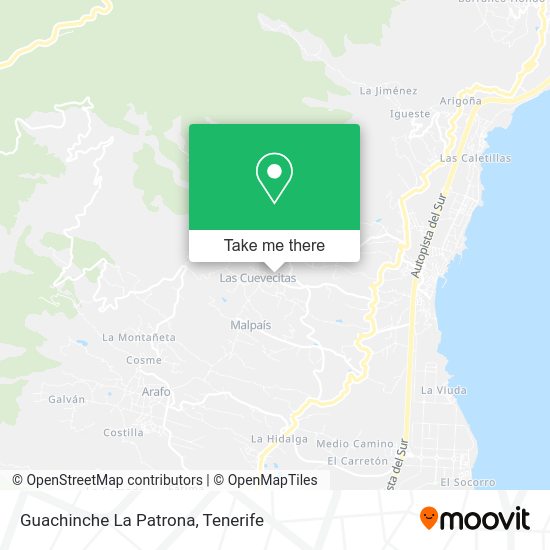 Guachinche La Patrona map