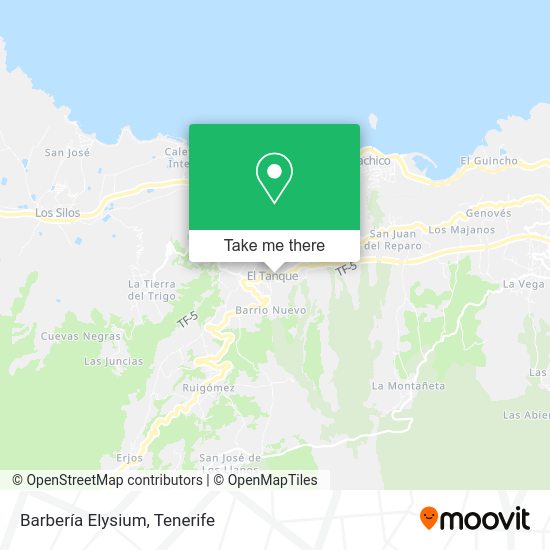 Barbería Elysium map