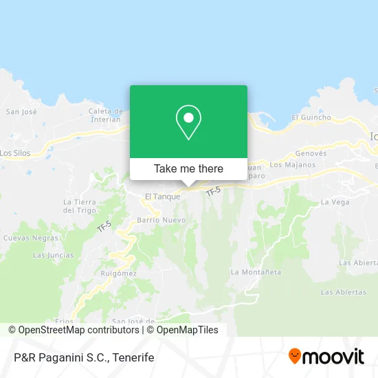 P&R Paganini S.C. map