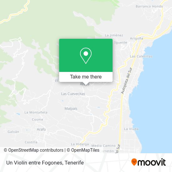 Un Violín entre Fogones map