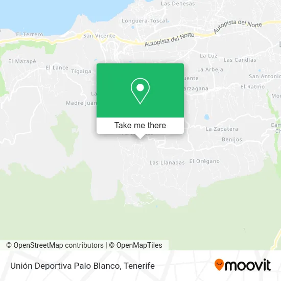 Unión Deportiva Palo Blanco map