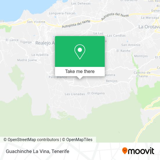 Guachinche La Vina map