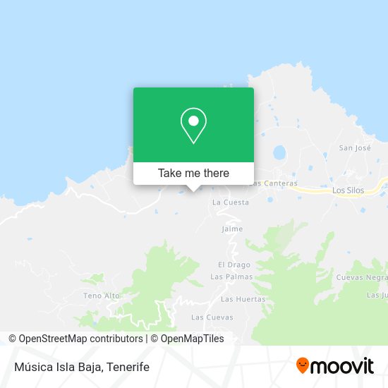 Música Isla Baja map