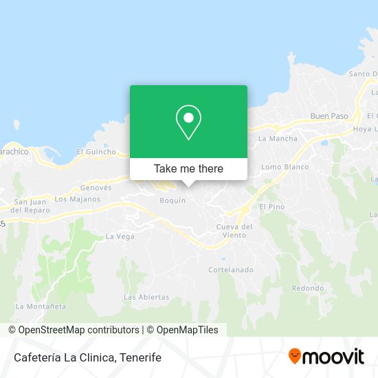Cafetería La Clinica map